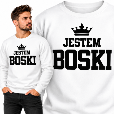 LONGSEEVE ŚMIESZNY JESTEM BOSKI